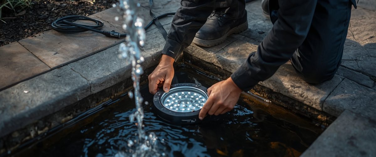 تعمیر نورپردازی LED آبنما
