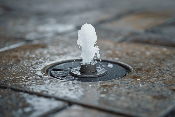 مراحل ساخت آبنمای کف خشک